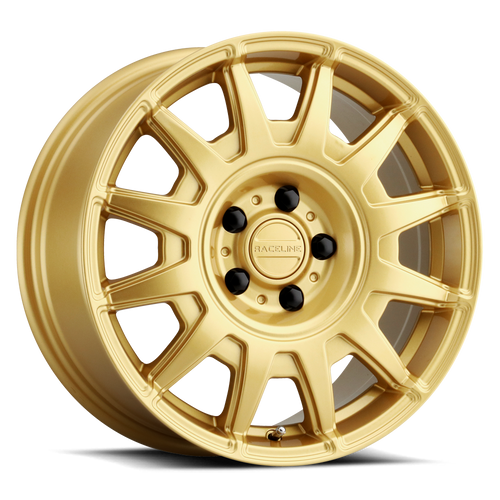 Raceline 401GD Aero 5x114.3 17x8 40 Gloss Gold