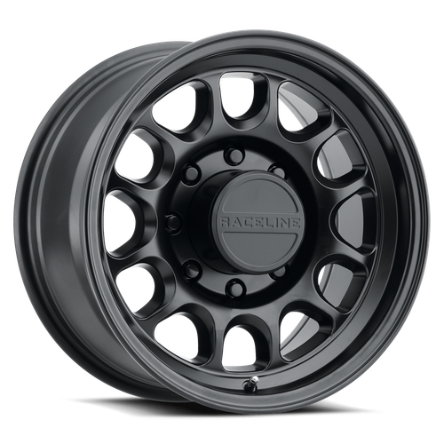 Raceline 958B Rogue 5X110 17x8 30 Satin Black