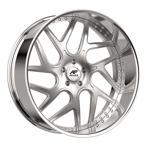 Amani Apollo 5x120/5x127 26x9 +1 Brush center Chrome lip