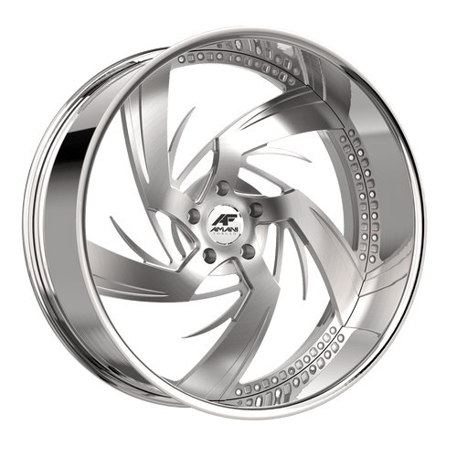 Amani Neo 5x120 24x9 +1 Brush Center Chrome Lip