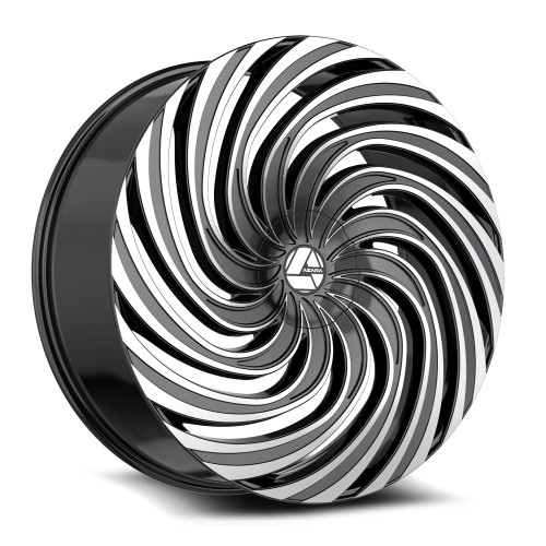 Azara AZA-535 5x115/5x120 24x9 +32 Gloss Black & Machined