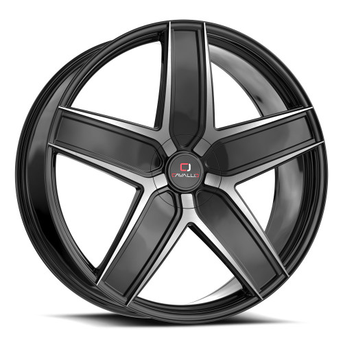 Cavallo CLV-31 4x100/4x114.3 18x8 +35 Gloss Black & Machined
