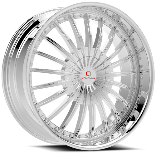 Cavallo CLV-32 5x100/5x114.3 18x8 +35 Nano Chrome