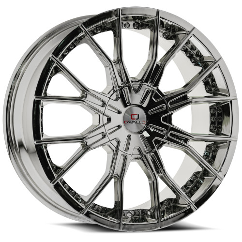 Cavallo CLV-36 5x100/5x114.3 18x8 +35 Nano Chrome