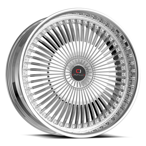 Cavallo CLV-41 5x100/5x114.3 18x8 +35 Nano Chrome