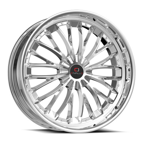 Cavallo CLV-42 5x100/5x114.3 18x8 +35 Nano Chrome