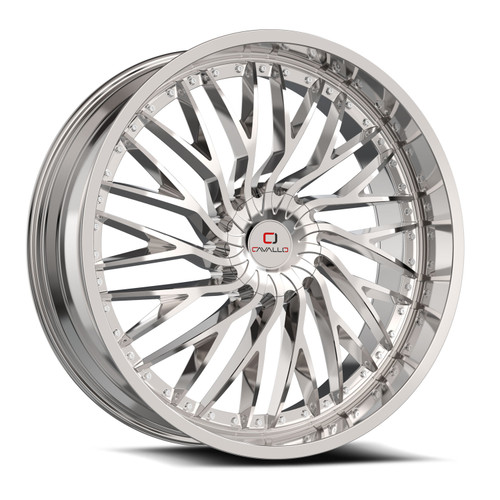 Cavallo CLV-43 5x100/5x114.3 18x8 +35 Nano Chrome