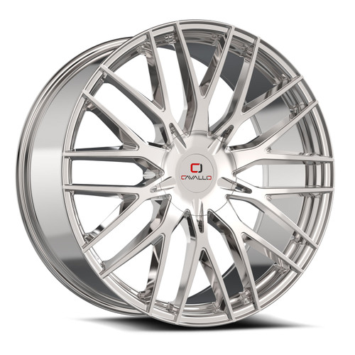 Cavallo CLV-45 5x100/5x114.3 18x8 +35 Nano Chrome