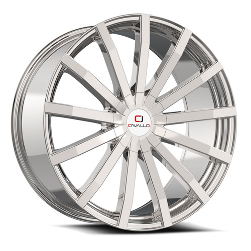 Cavallo CLV-52 5x100/5x114.3 18x8 +35 Nano Chrome