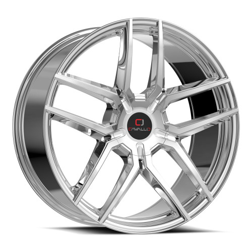 Cavallo CLV-55 5x100/5x114.3 18x8 +35 Nano Chrome