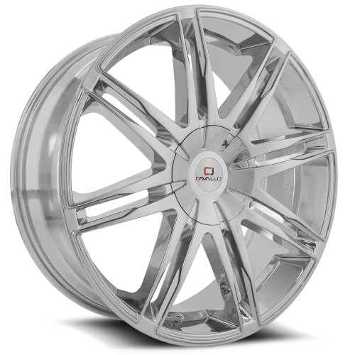 Cavallo CLV-18 5x110/5x114.3 20x8.5 +35 Chrome