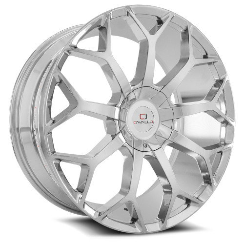 Cavallo CLV-22 5x110/5x114.3 22x8.5 +38 Nano Chrome