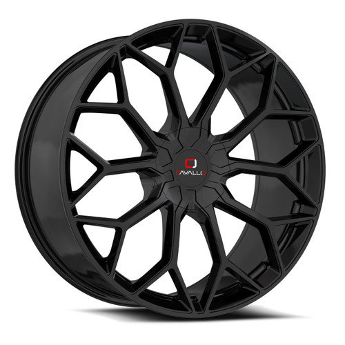 Cavallo CLV-44 5x110/5x114.3 20x8.5 +35 Gloss Black