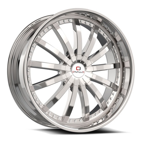 Cavallo CLV-53 5x110/5x114.3 20x8.5 +35 Chrome