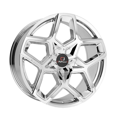 Cavallo CLV-25 5x112/5x114.3 22x8.5 +38 Nano Chrome
