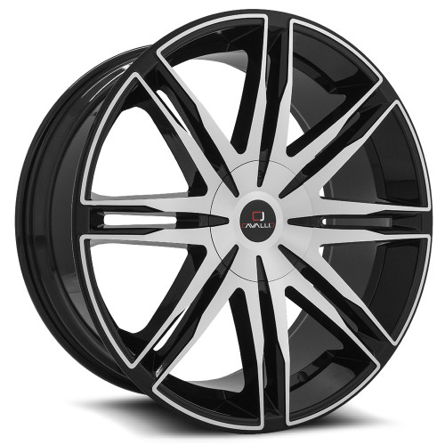 Cavallo CLV-18 5x115/5x139.7 20x8.5 +15 Gloss Black & Machined