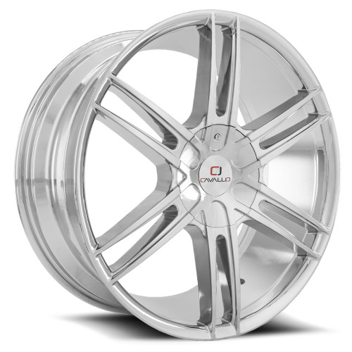 Cavallo CLV-20 5x115/5x120 20x8.5 +15 Chrome
