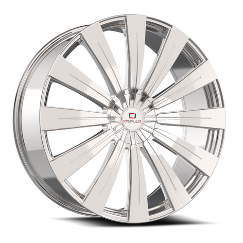 Cavallo CLV-49 5x115/5x120 24x9 +18 Nano Chrome