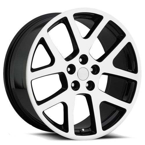O.E. Revolution 107 5x115 24x10 +18 Gloss Black & Machined