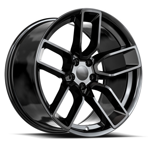 O.E. Revolution HC-3 5x115 22x9 +18 Gloss Black