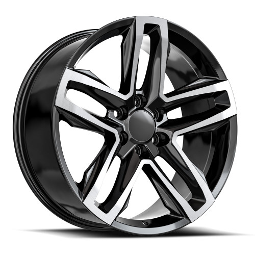 O.E. Revolution C-24 6x139.7 22x9 +24 Gloss Black & Machined