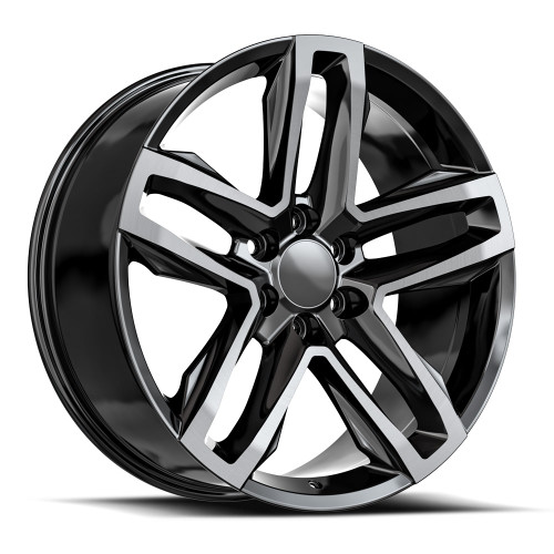 O.E. Revolution C-24 6x139.7 22x9 +24 Gloss Black & Machined With Dark Tint