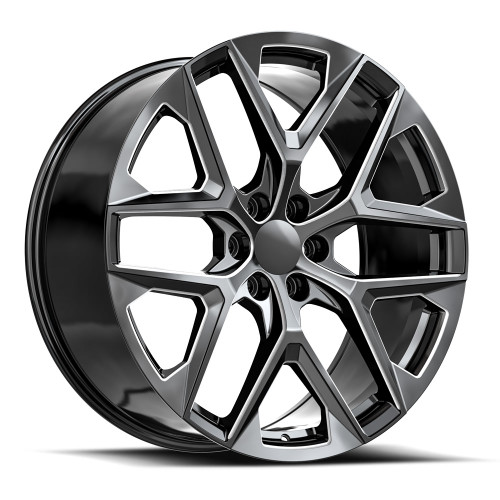 O.E. Revolution C-39 6x139.7 26x10 +31 Gloss Black & Milled
