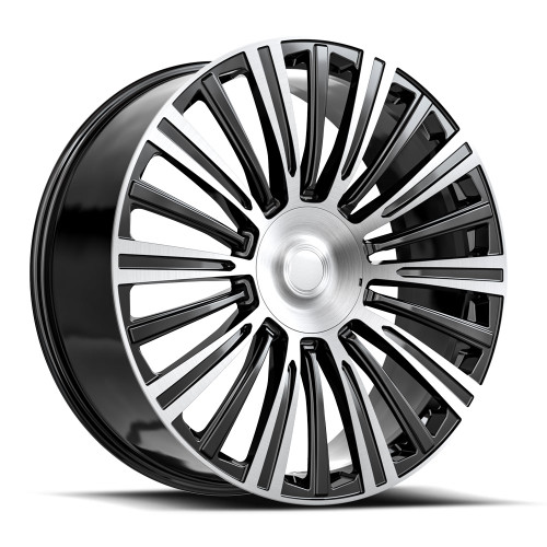 O.E. Revolution CAD-35 6x139.7 24x10 +31 Gloss Black & Machined