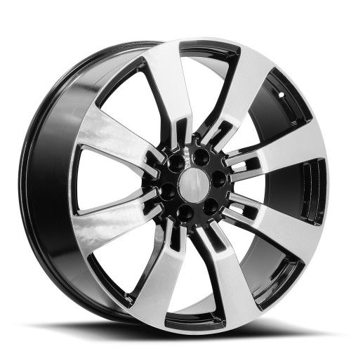 O.E. Revolution G-02 6x139.7 26x10 +31 Gloss Black & Machined