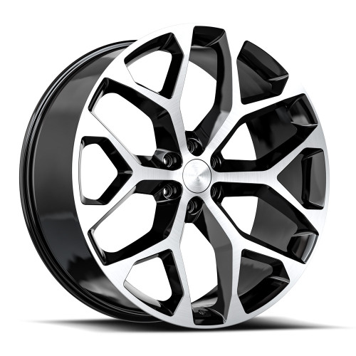 O.E. Revolution G-09 6x139.7 20x9 +27 Gloss Black & Machined