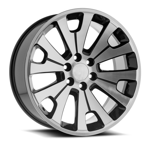 O.E. Revolution G-12 6x139.7 24x10 +31 Gloss Black & Machined