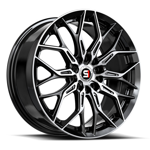 Spec-1 SP-57 5x100/5x114.3 17x7.5 +42 Gloss Black & Machined