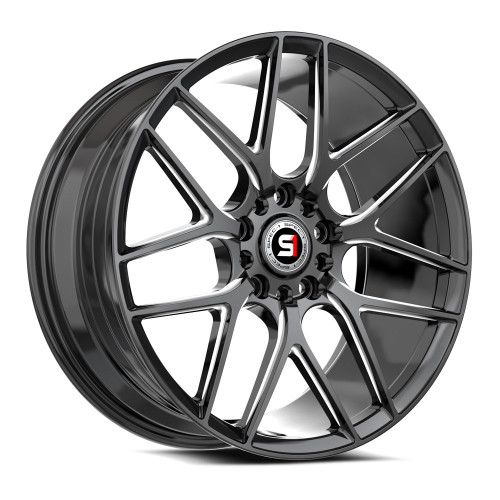 Spec-1 SP-78 5x100/5x114.3 16x7.5 +30 Gloss Black & Milled