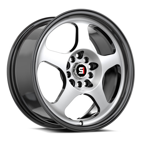 Spec-1 SPT-36 5x100/5x114.3 16x7 +30 Gloss Black & Machined