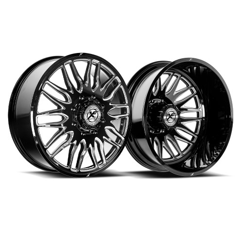 XF Dually XF-240 Dually 8x165.1 22x8.25 -240 Gloss Black & Milled
