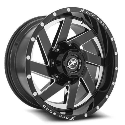 XF Off-Road XF-205 5x114.3/5x127 20x12 -44 Gloss Black & Milled