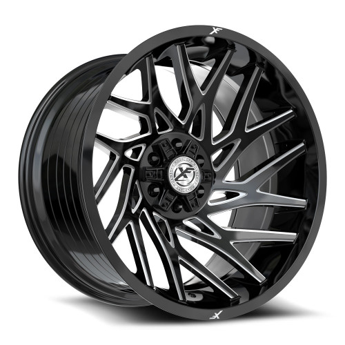 XF Off-Road XF-229 5x127/5x139.7 20x10 -12 Gloss Black & Milled