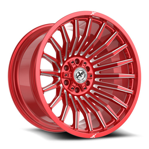 XF Off-Road XF-231 5x127/5x139.7 24x14 -76 Anodized Red & Milled