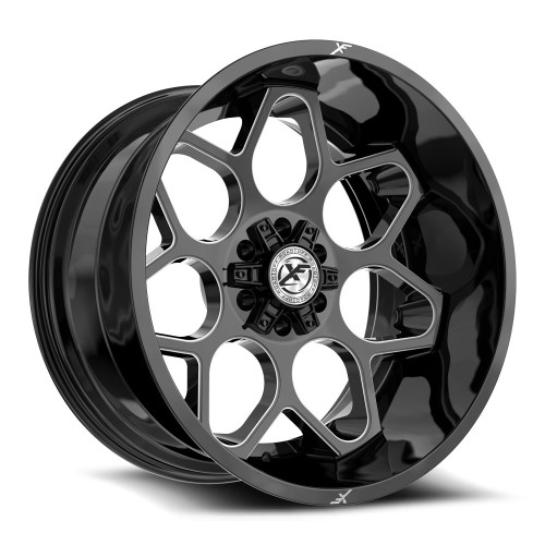 XF Off-Road XF-233 5x127/5x139.7 20x10 -24 Gloss Black & Milled