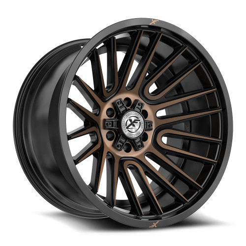 XF Off-Road XF-234 5x127/5x139.7 18x9 +0 Satin Black & Bronze Machined Double Dark Tint