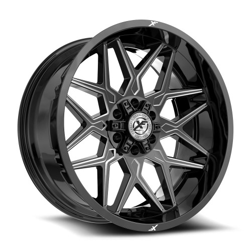 XF Off-Road XF-238 5x127/5x139.7 18x9 +0 Gloss Black & Milled
