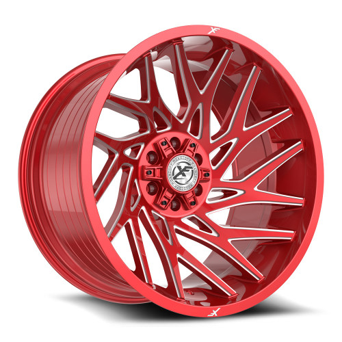 XF Off-Road XF-229 6x135/6x139.7 22x12 -44 Anodized Red & Milled