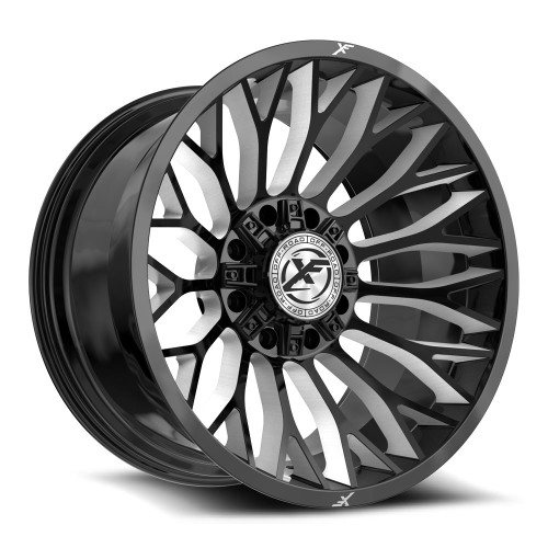 XF Off-Road XF-237 8x165.1/8x170 24x12 -44 Gloss Black & Milled