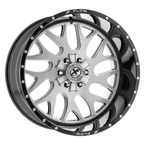 XFX Flow XFX-301 5x127/5x139.7 24x14 -76 Brushed & Milled With Black Lip