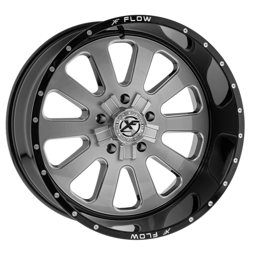 XFX Flow XFX-302 5x127/5x139.7 24x14 -76 Brushed & Milled With Black Lip