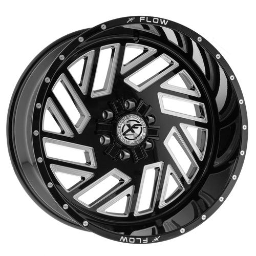 XFX Flow XFX-304 5x127/5x139.7 24x14 -76 Gloss Black & Milled