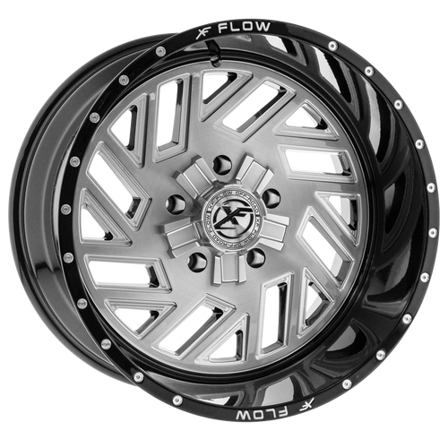 XFX Flow XFX-304 5x127/5x139.7 26x14 -76 Brushed & Milled With Black Lip