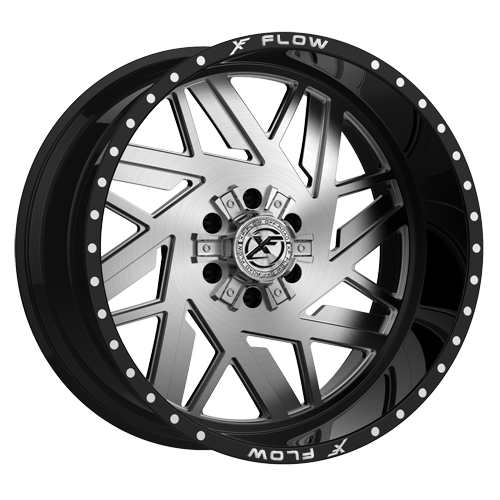 XFX Flow XFX-306 5x127/5x139.7 26x14 -76 Brushed & Milled with Black Lip