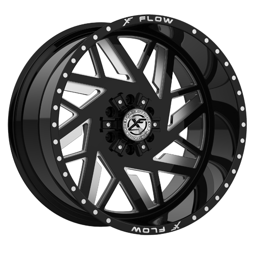 XFX Flow XFX-306 6x135/6x139.7 26x14 -76 Gloss Black & Milled