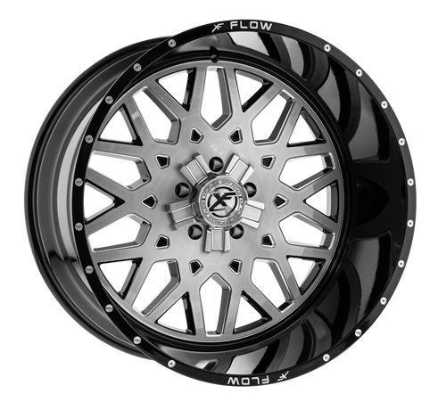 XFX Flow XFX-307 6x135/6x139.7 26x12 -44 Brushed & Milled With Black Lip